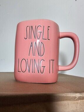 Rae Dunn Mug "Single and Loving It"